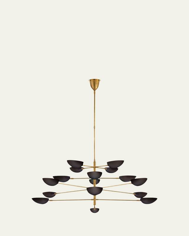 Graphic Grande Four Tier Chandelier By AERIN